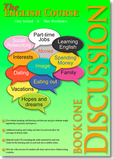 Image file of the cover of The English Course - Discussion Book 1